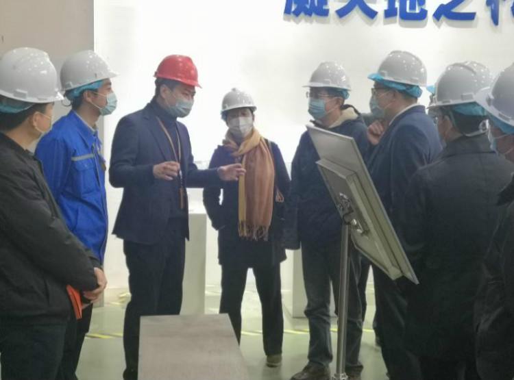 同济大学材料学院党委书记王中平教授莅临晶微参观指导