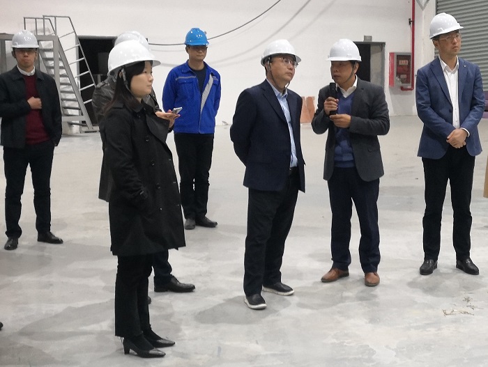 国防工业科技成果长三角区域转化中心筹备组副组长江山一行调研晶微研究院