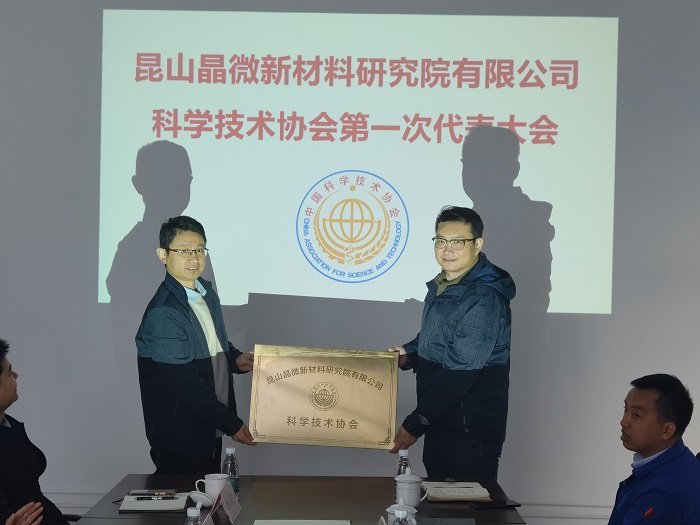 昆山晶微新材料研究院有限公司科协成立大会暨第一次代表大会顺利召开